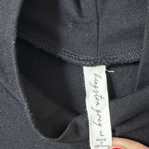 Kingston Checkered Dress with Black Long Sleeves / 2 pieces - Picture 3 of 11